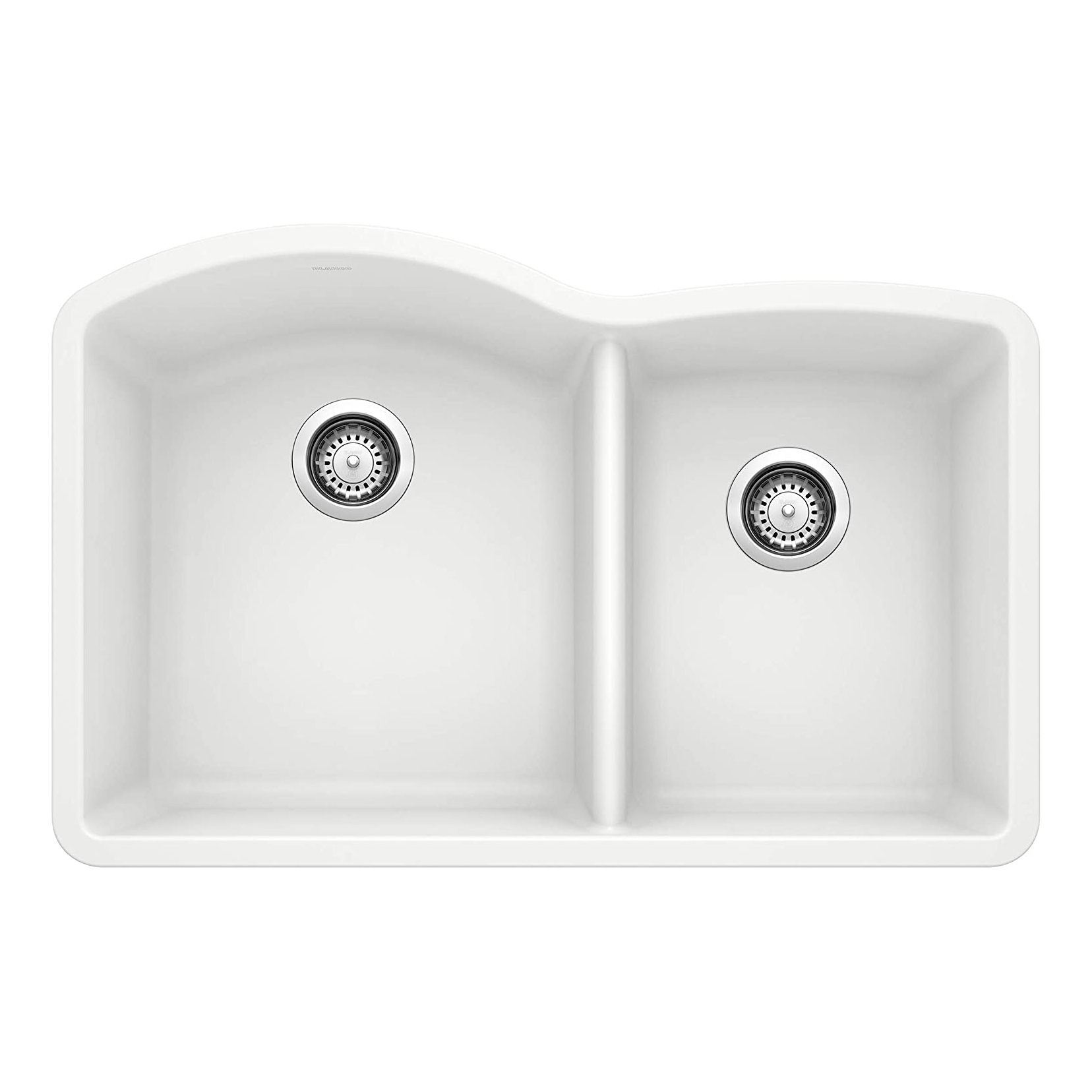 1-3/4 Bowl White Sinks
