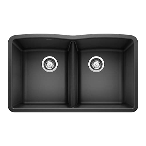 Equal Double Bowl Anthracite Sinks