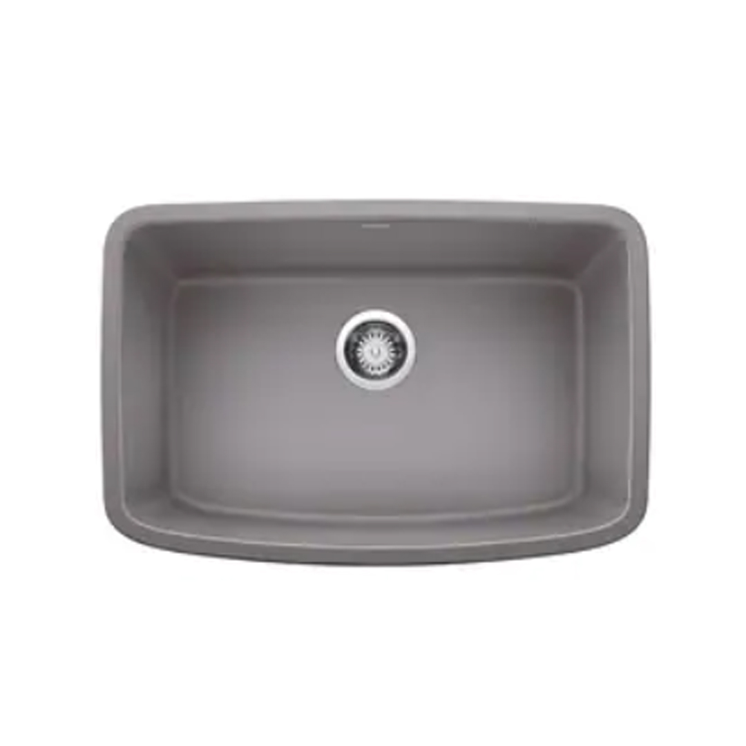 Single Bowl Metallic Gray Sinks